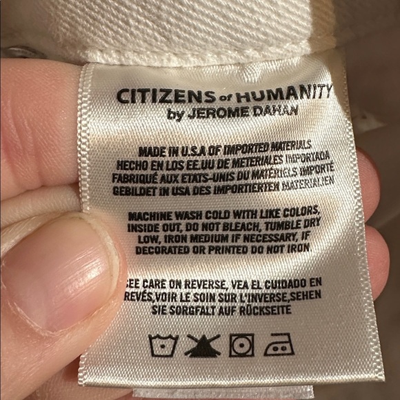 Citizens Of Humanity White Women's Slim Jeans - Picture 6 of 8
